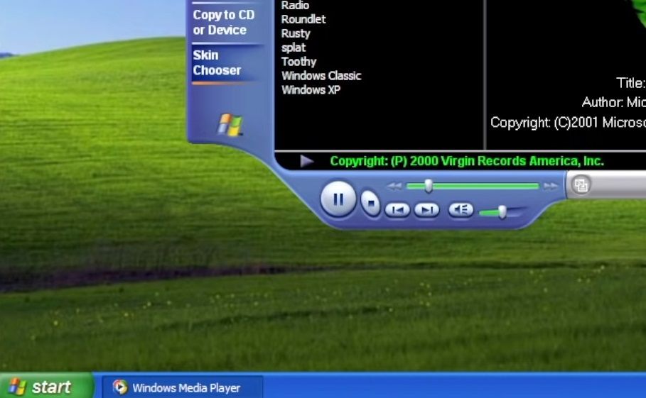Панель задач Windows XP