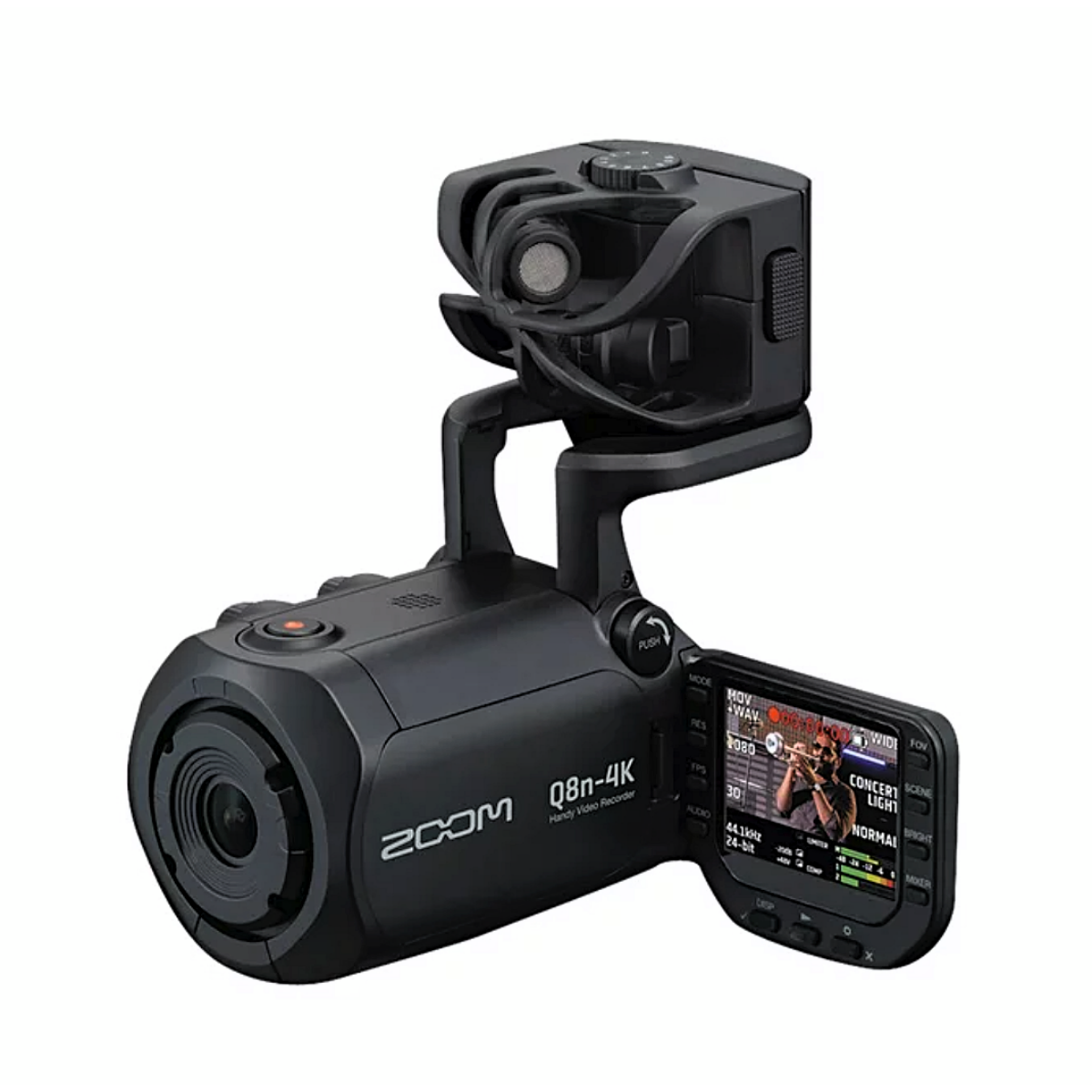 A Zoom Q8n-4K camcorder