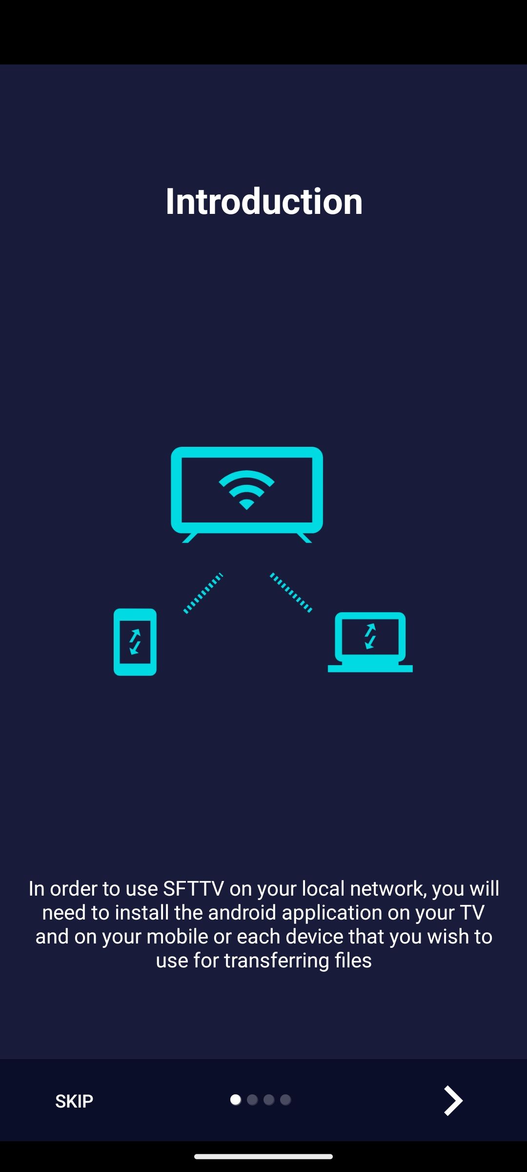 ارسال فایل ها به صفحه خوش آمدگویی برنامه تلویزیون