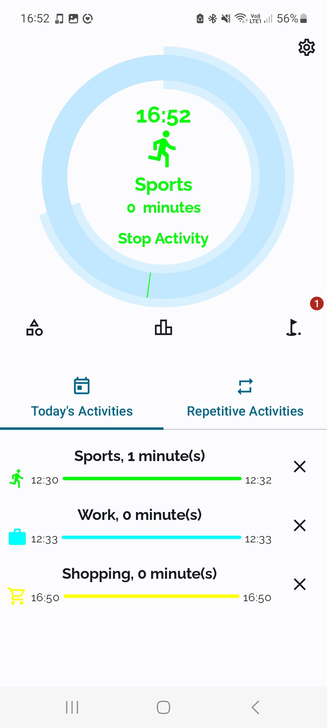 ردیابی 24 ساعته ورزش خودکار
