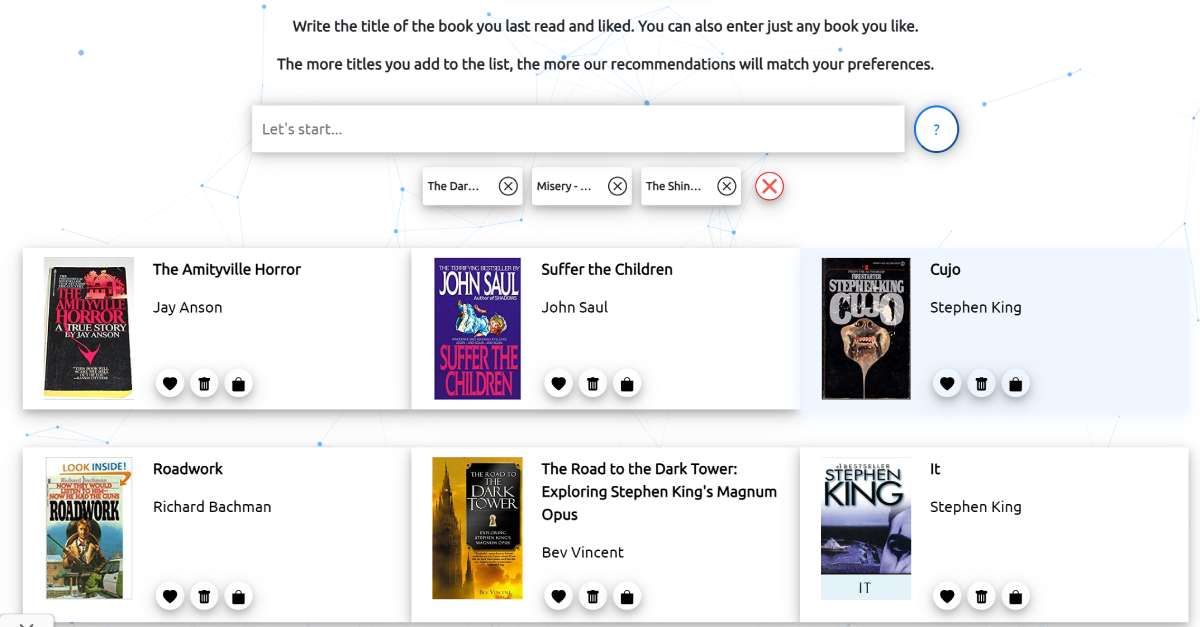 Readow folosește inteligența artificială pentru a recomanda cărți în funcție de ceea ce ți-a plăcut în trecut