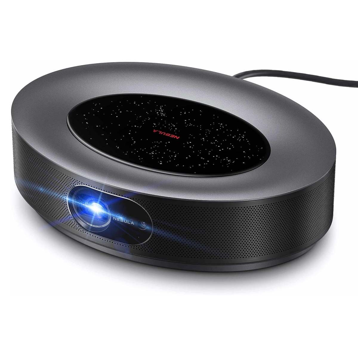 An Anker Nebula Cosmos Max 4K projector