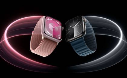 Apple watch series 9 pink blue