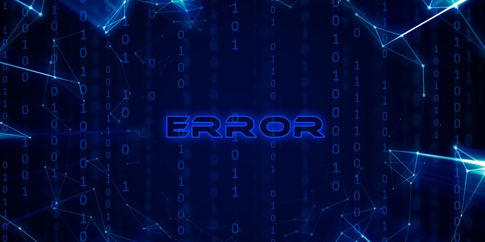 Stylized Computer Error Message