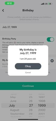 How To Change And Hide Your Birthday On Snapchat