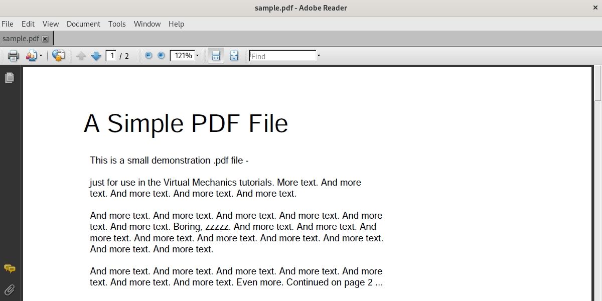 Convertendo PDF para Word usando o aplicativo Adobe Reader Linux