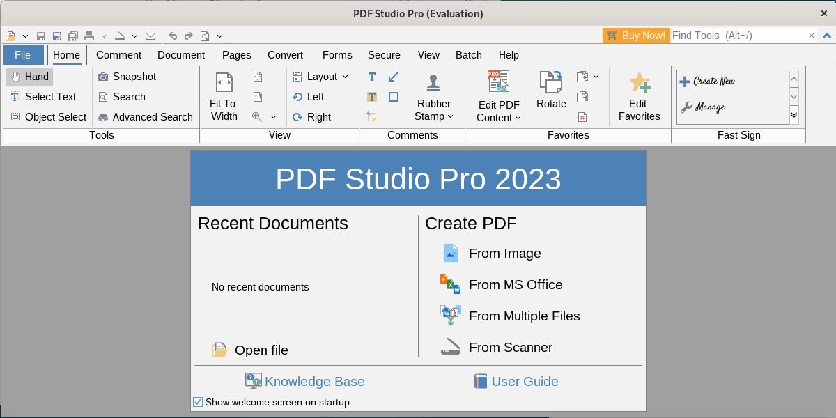 Convertendo PDF para Word usando o aplicativo PDF Studio Linux