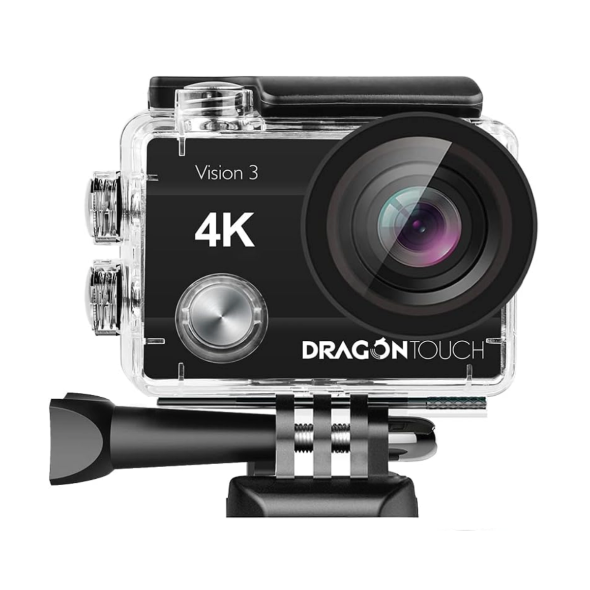 A Dragon Touch Vision 3 4K action camera