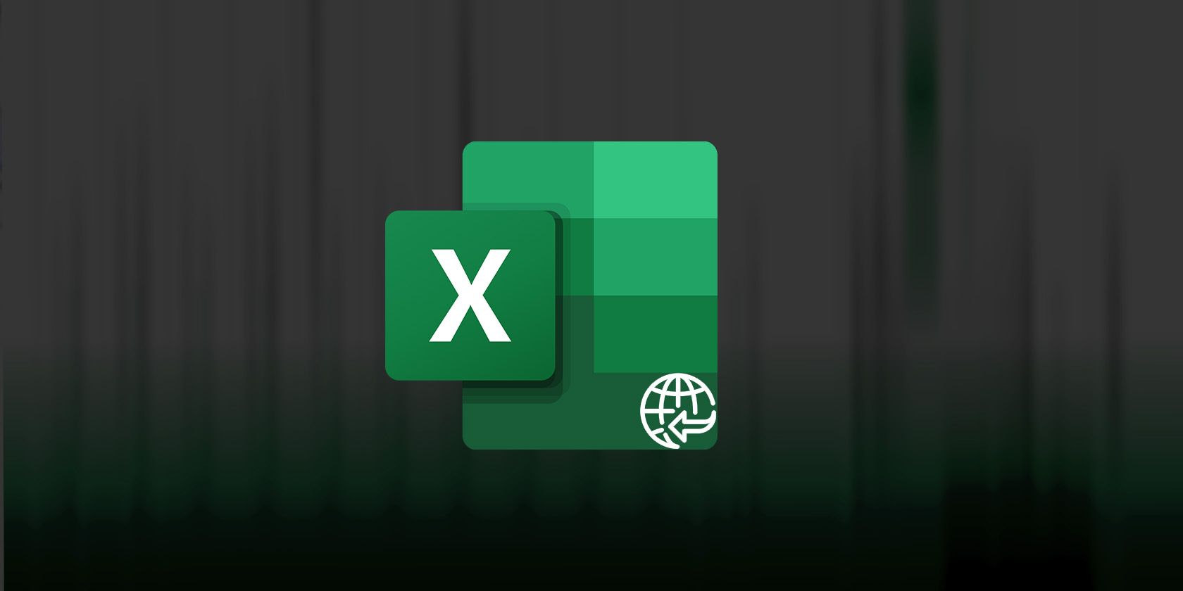 Excel logo with an import icon
