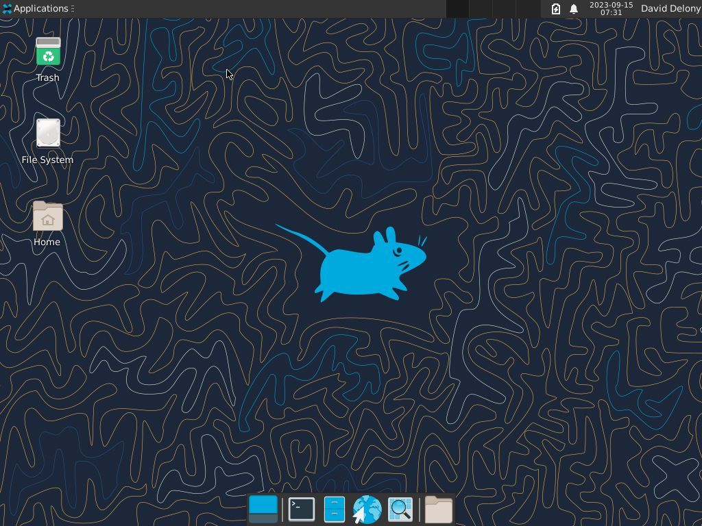 دسکتاپ FreeBSD Xfce