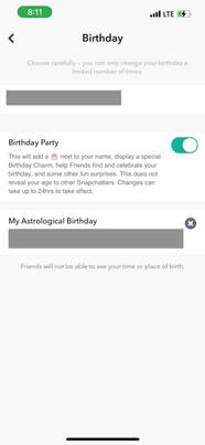 How To Change And Hide Your Birthday On Snapchat