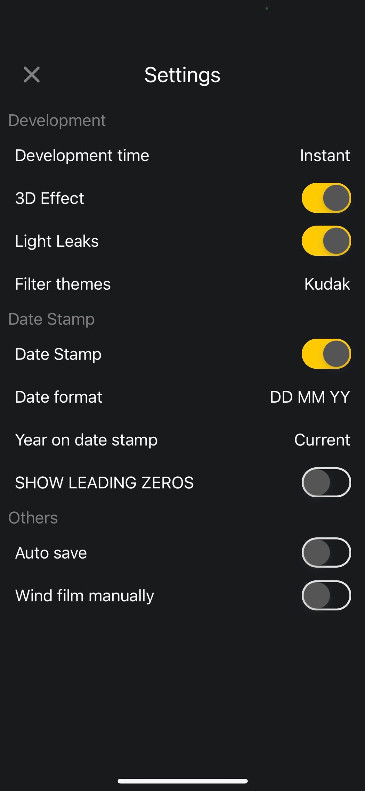 kd pro settings