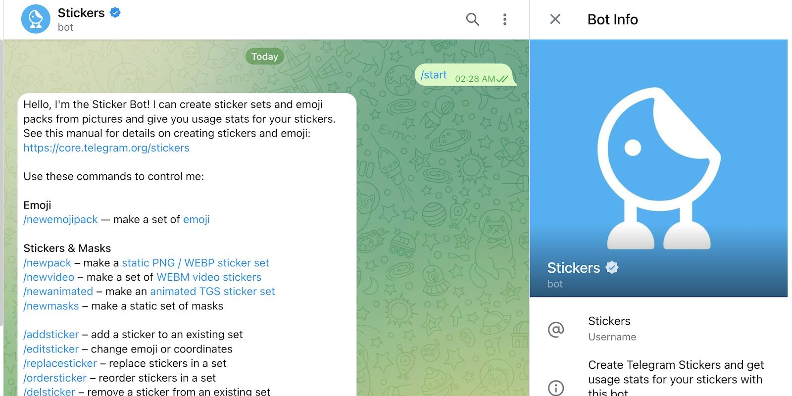 The Sticker Bot for Editing and Adding Sticker Packs on Telegram Chat