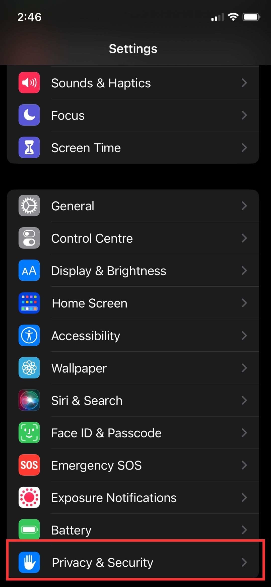 IPhone Privacy and Security Settings