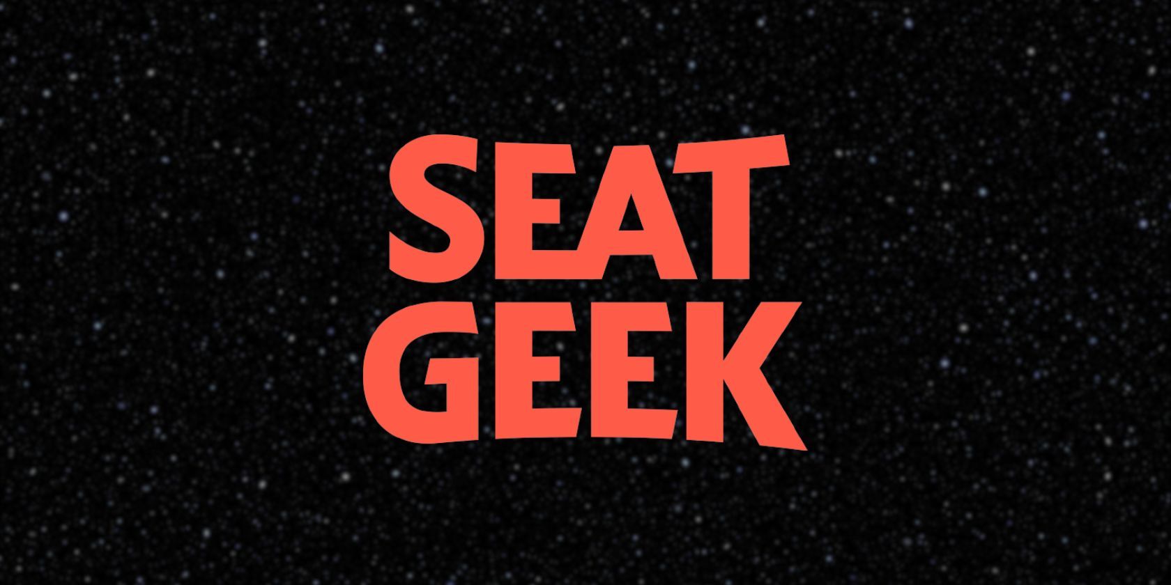 Seat Geek logo on black background