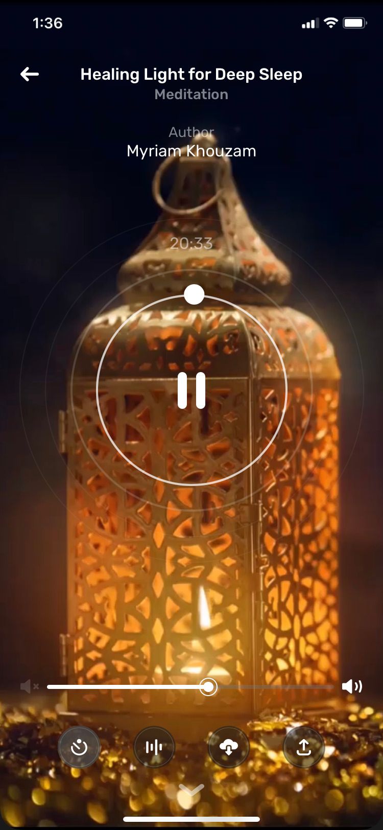 Meditation by Soothing Pod app visualization