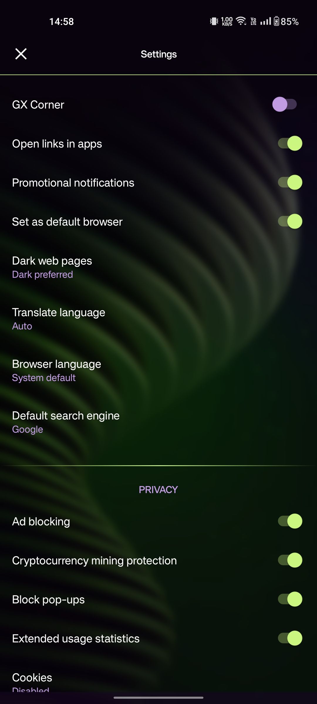 How to Speed Up Opera GX on Android