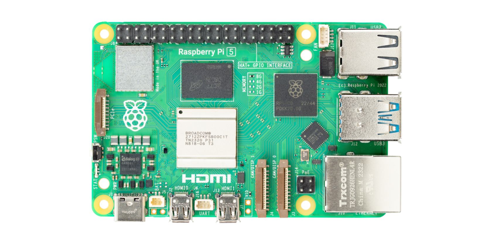 Raspberry Pi 5 board