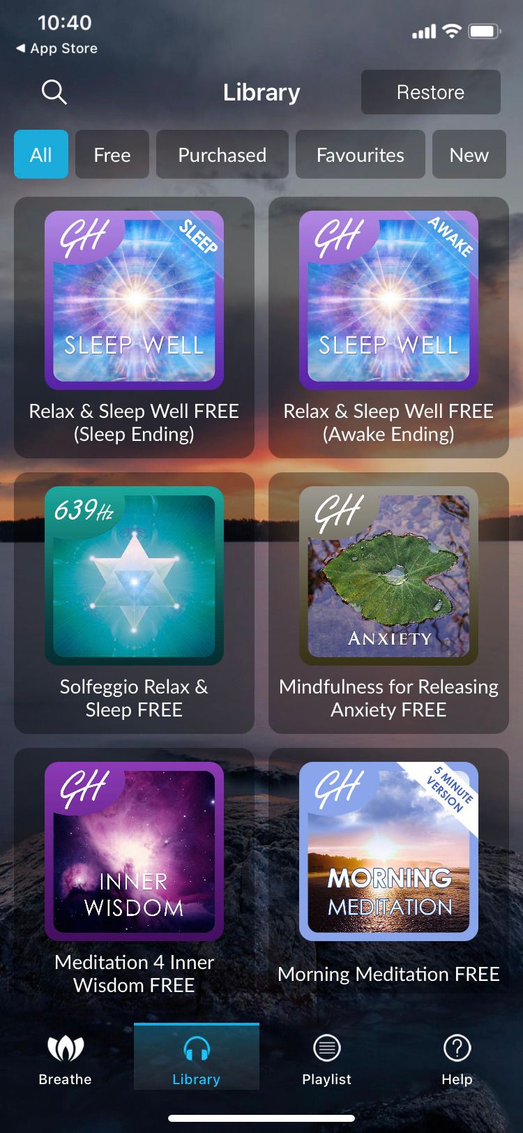 Relax And Sleep Well Hypnosis app library