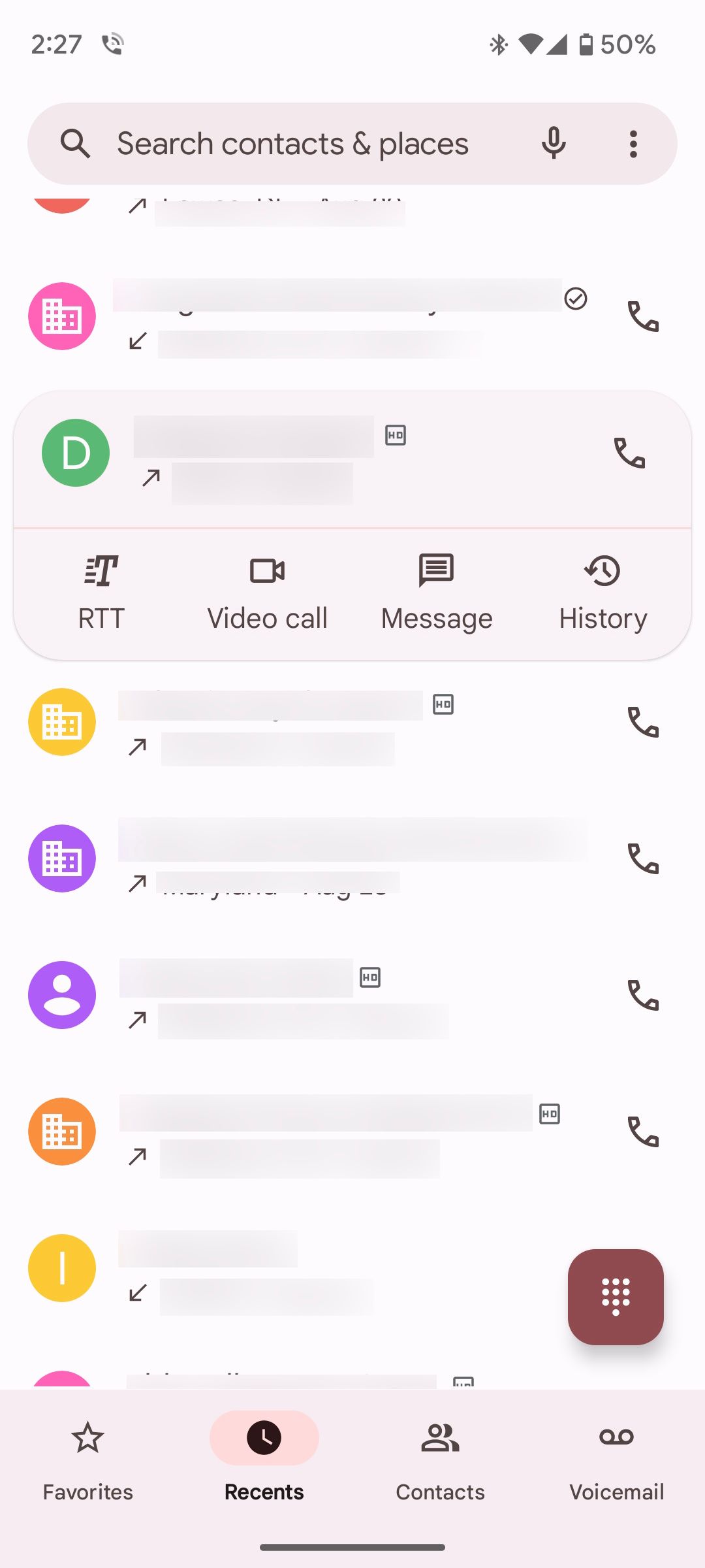 How to Disable RTT Calling on Android