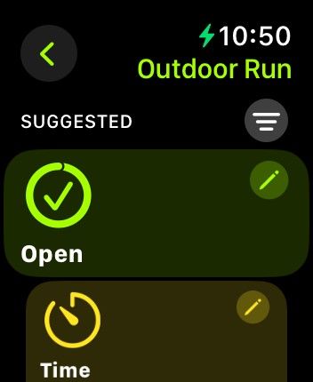 How to customize discount activity on apple watch