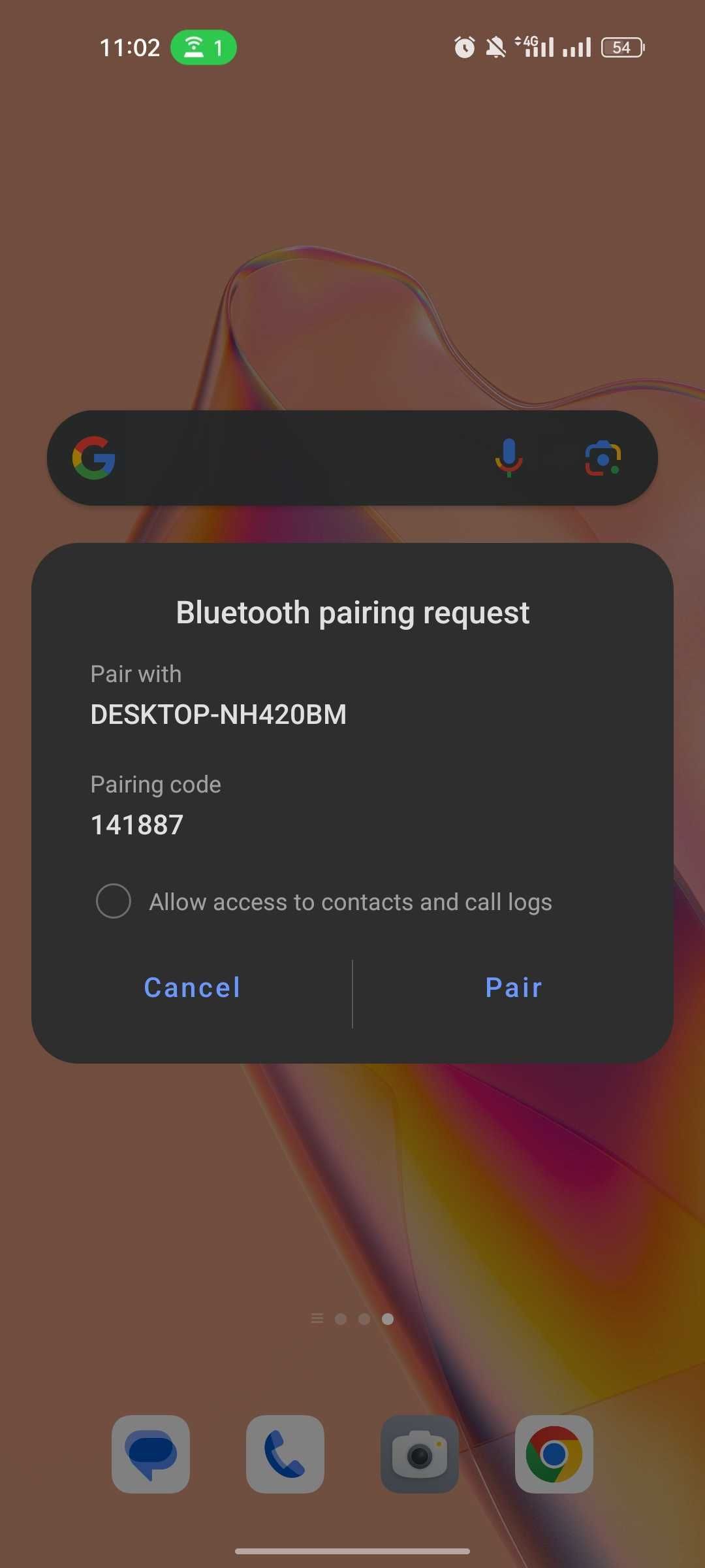 Pair bluetooth devices in Android