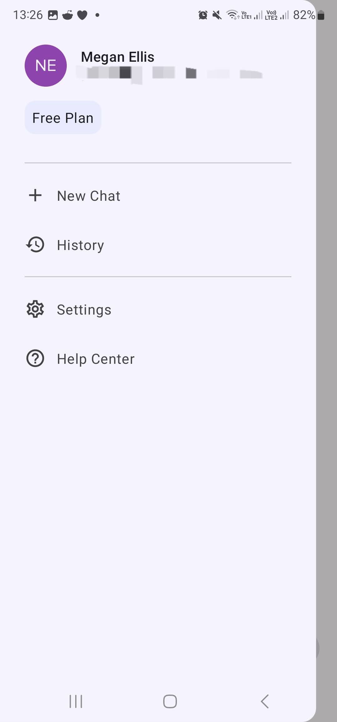 settings in chatgpt android app