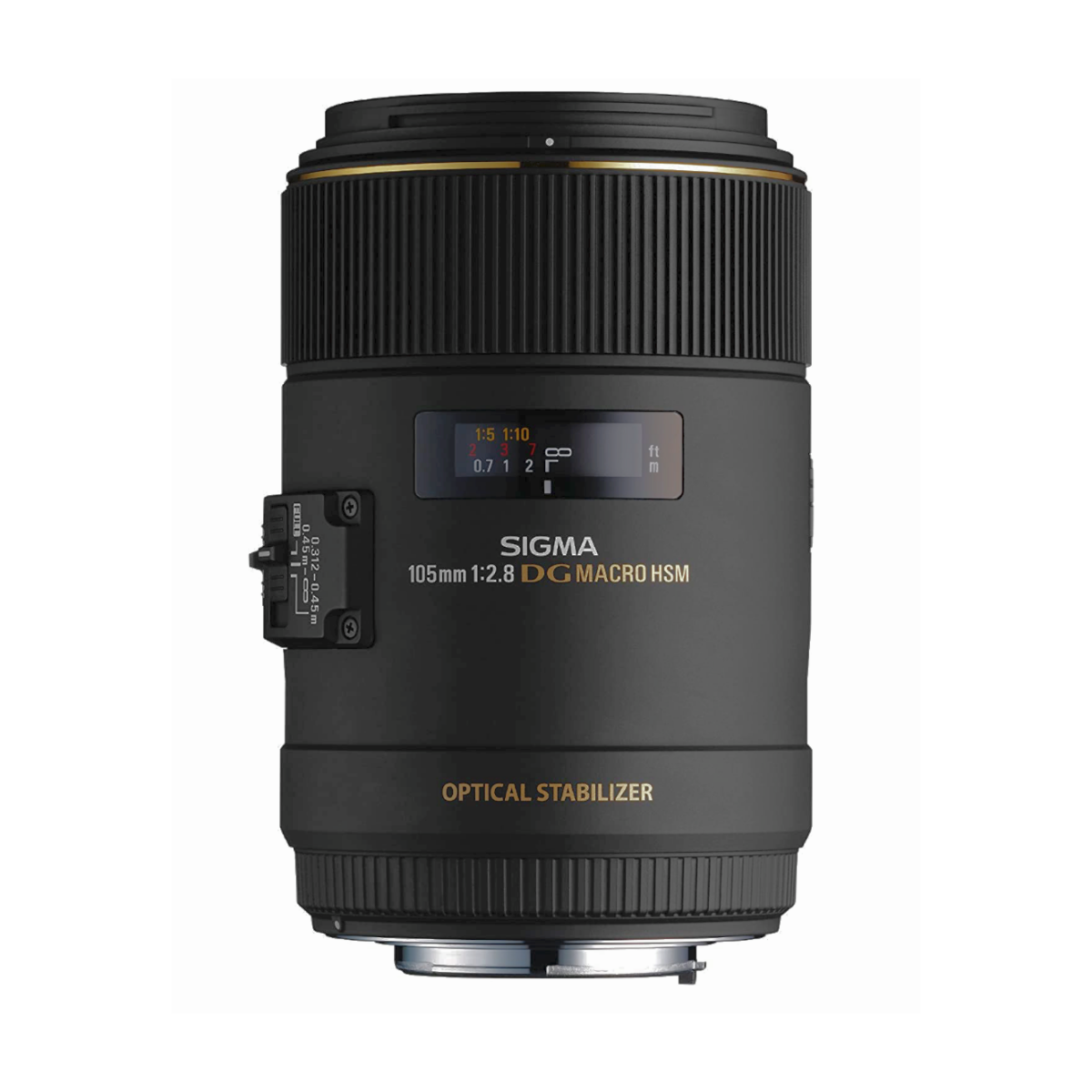A Sigma 105mm F2.8 EX DG OS HSM Macro lens