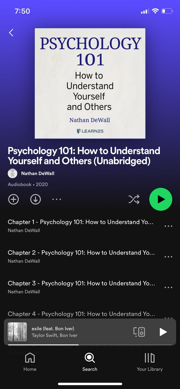 لیست پخش پادکست spotify