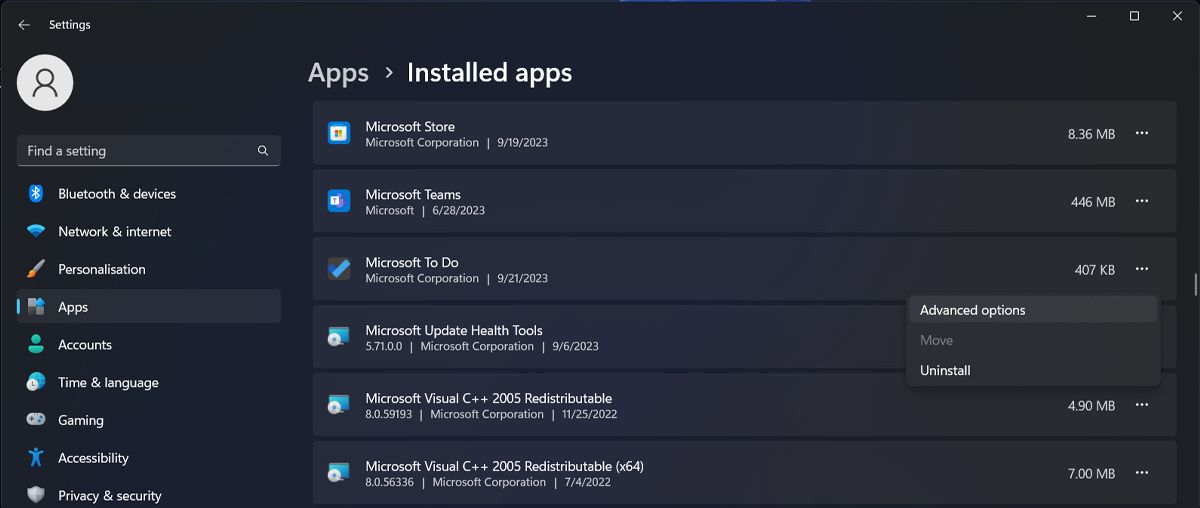 Разрешить Microsoft To Do работать в фоновом режиме