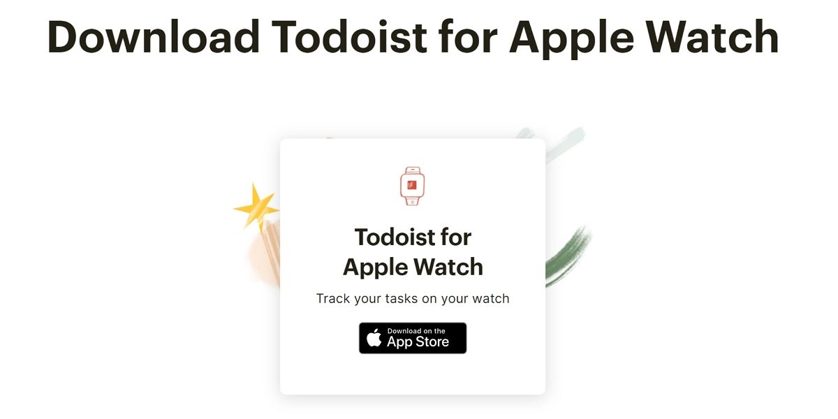 صفحه Todoist برای اپل واچ