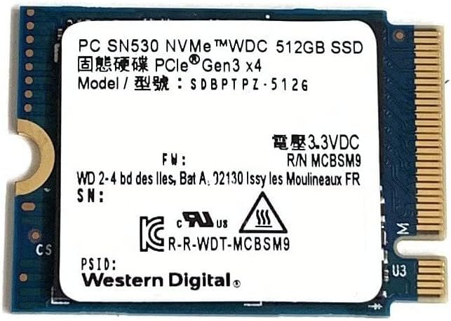 Micron 2400 512GB / 1TB / 2TB 2230 M.2 NVMe PCIe SSD Gen4 Solid State Steam  Deck