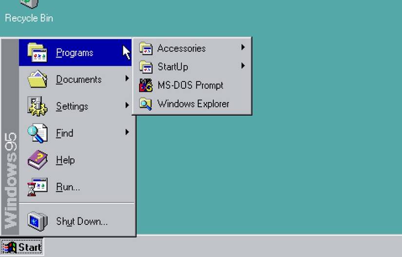 The History of the Windows Start Menu