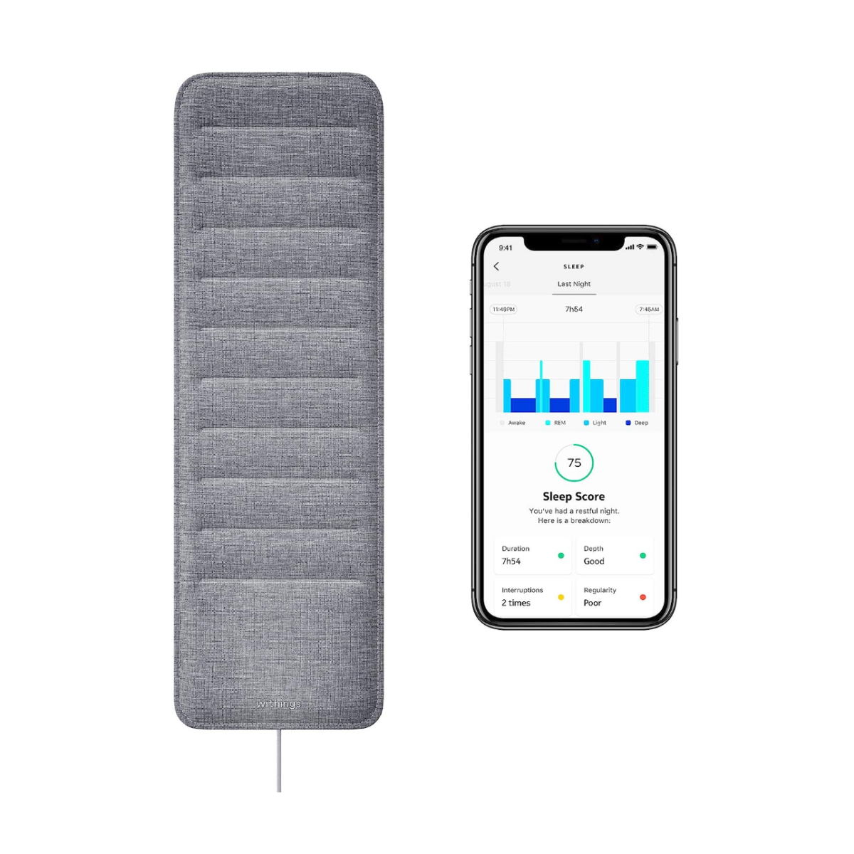A Withings Sleep - Sleep Tracking Pad