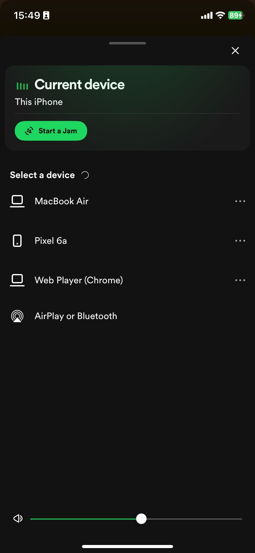 جستجوی دستگاه‌های محلی با Spotify Connect