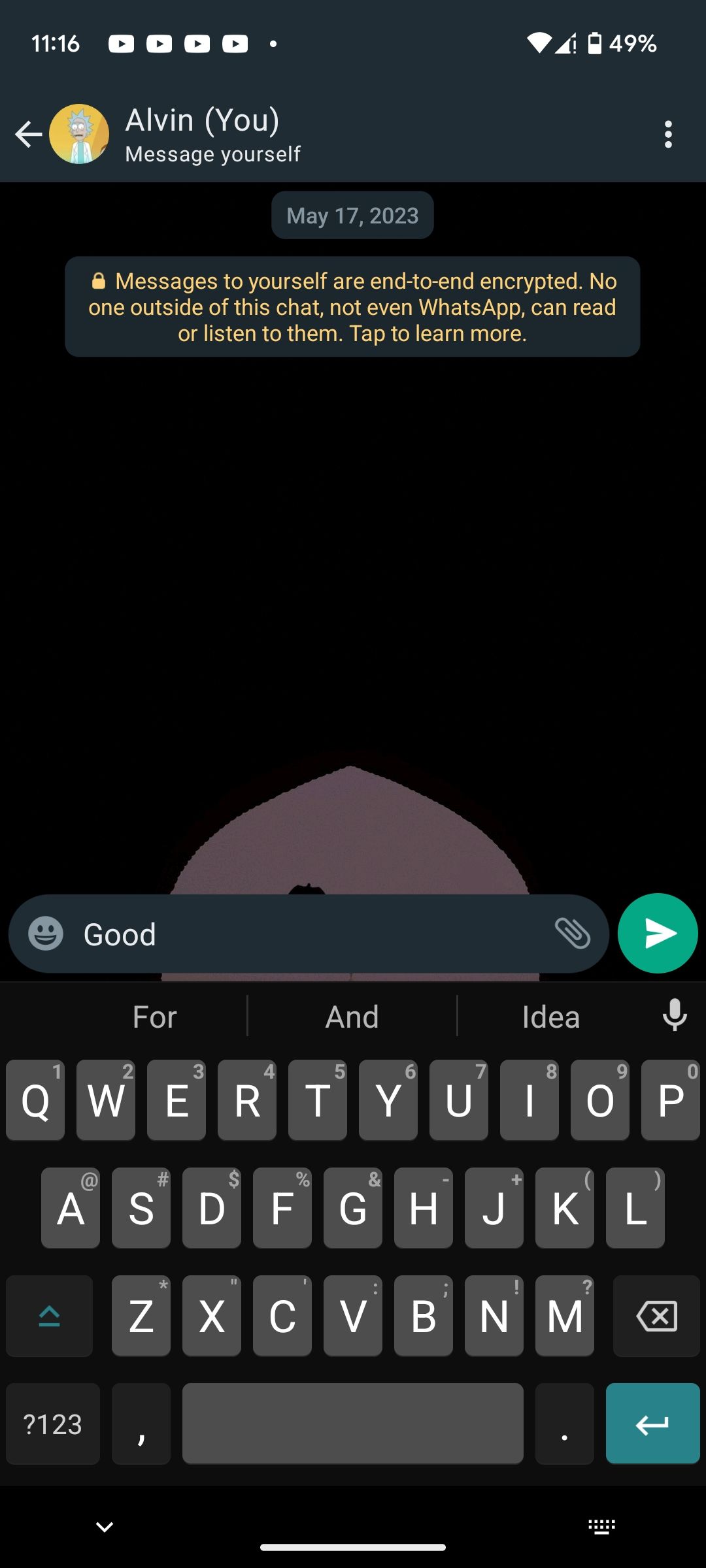 Text suggestions in OpenBoard keyboard app