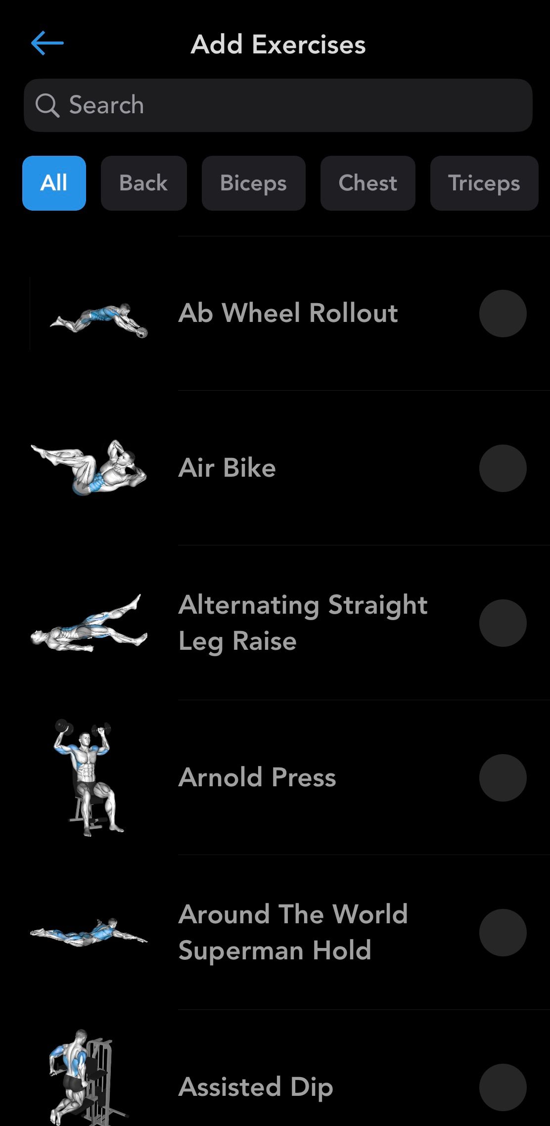 کتابخانه ورزش FitnessAI