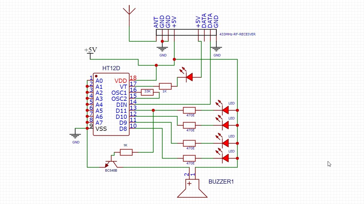 433 mhz water tank level receiver circuit works with home assistant