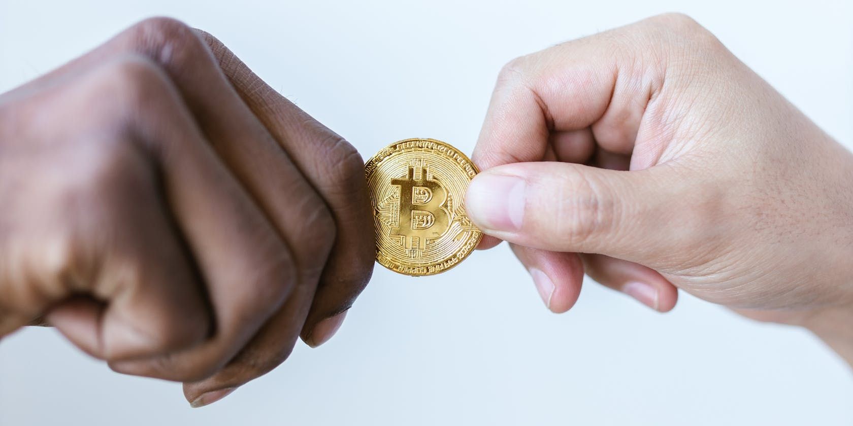 bitcoin is passed from one hand to another
