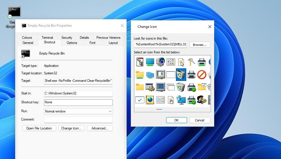 How to Create Shortcuts for Emptying the Windows 10 & 11 Recycle Bin