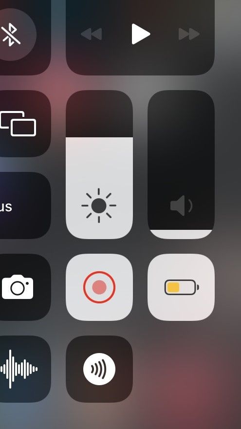 Screen Recording on iPhone From Control Center