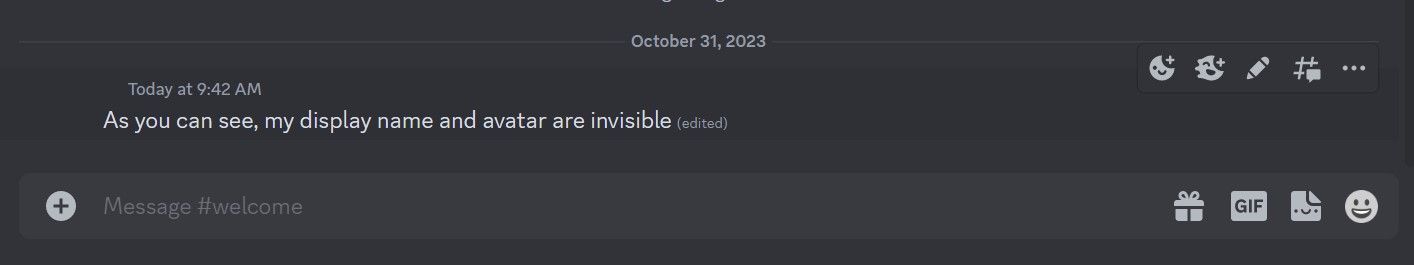 Display Name and Avatar Appearing Invisible on Discord