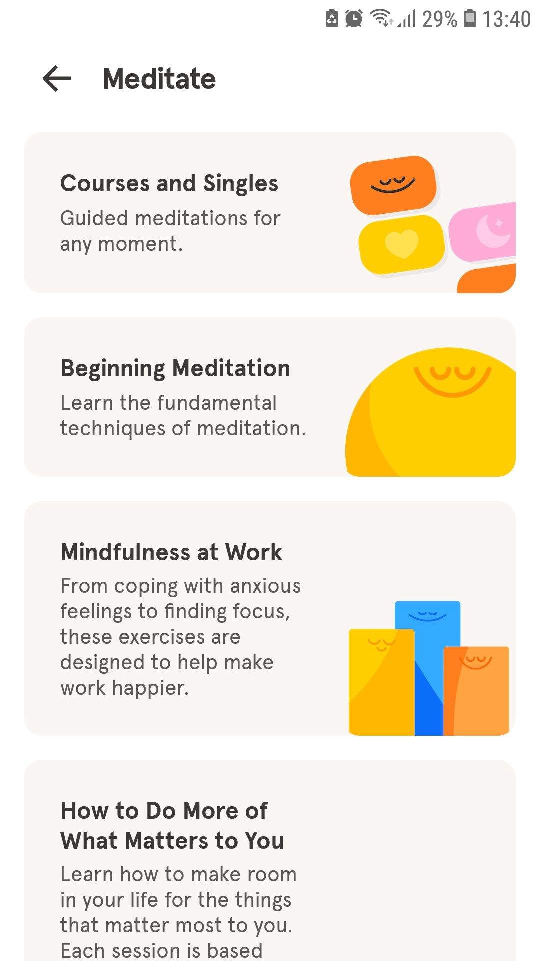 مدیتیشن Headspace و برنامه خواب مراقبه