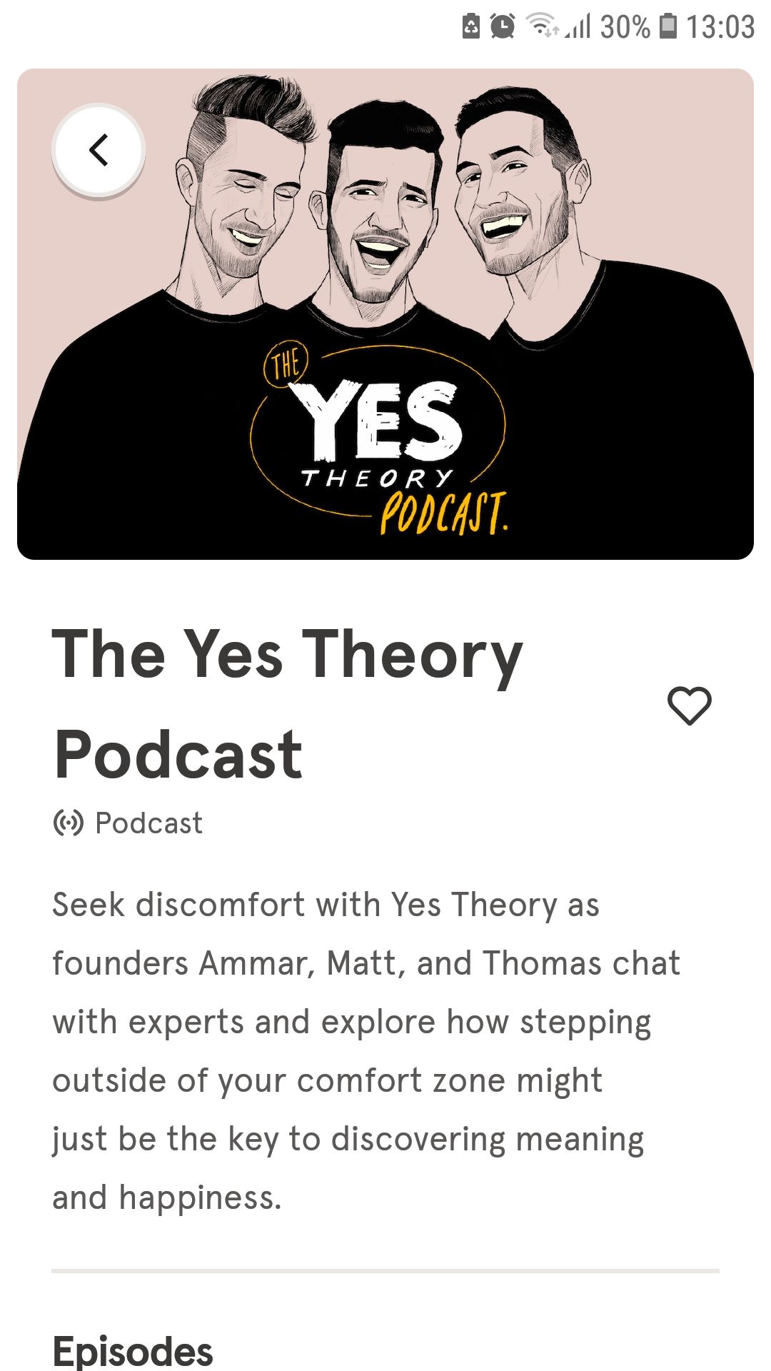 Headspace mobile app The yes theory podcast