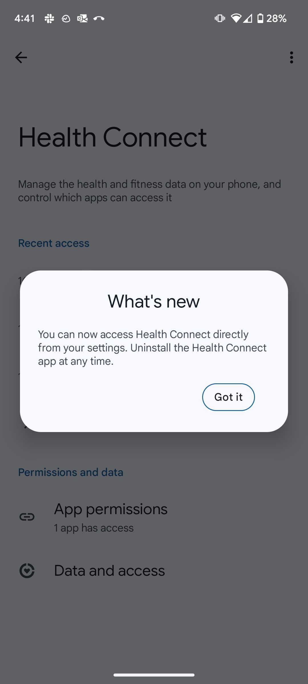Health Connect در اندروید 14 یکپارچه شده است