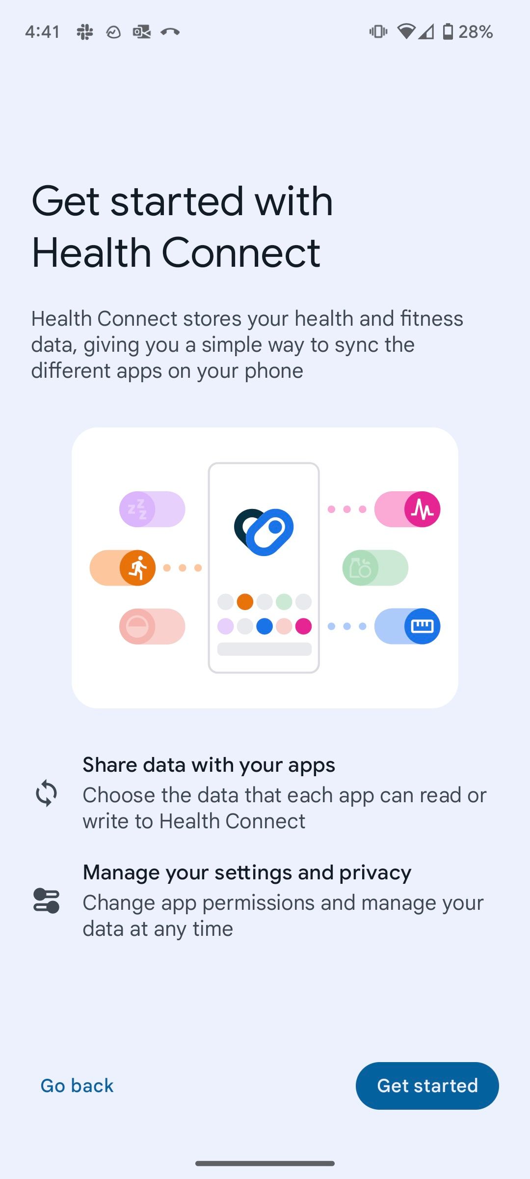 با Health Connect در Android 14 شروع کنید