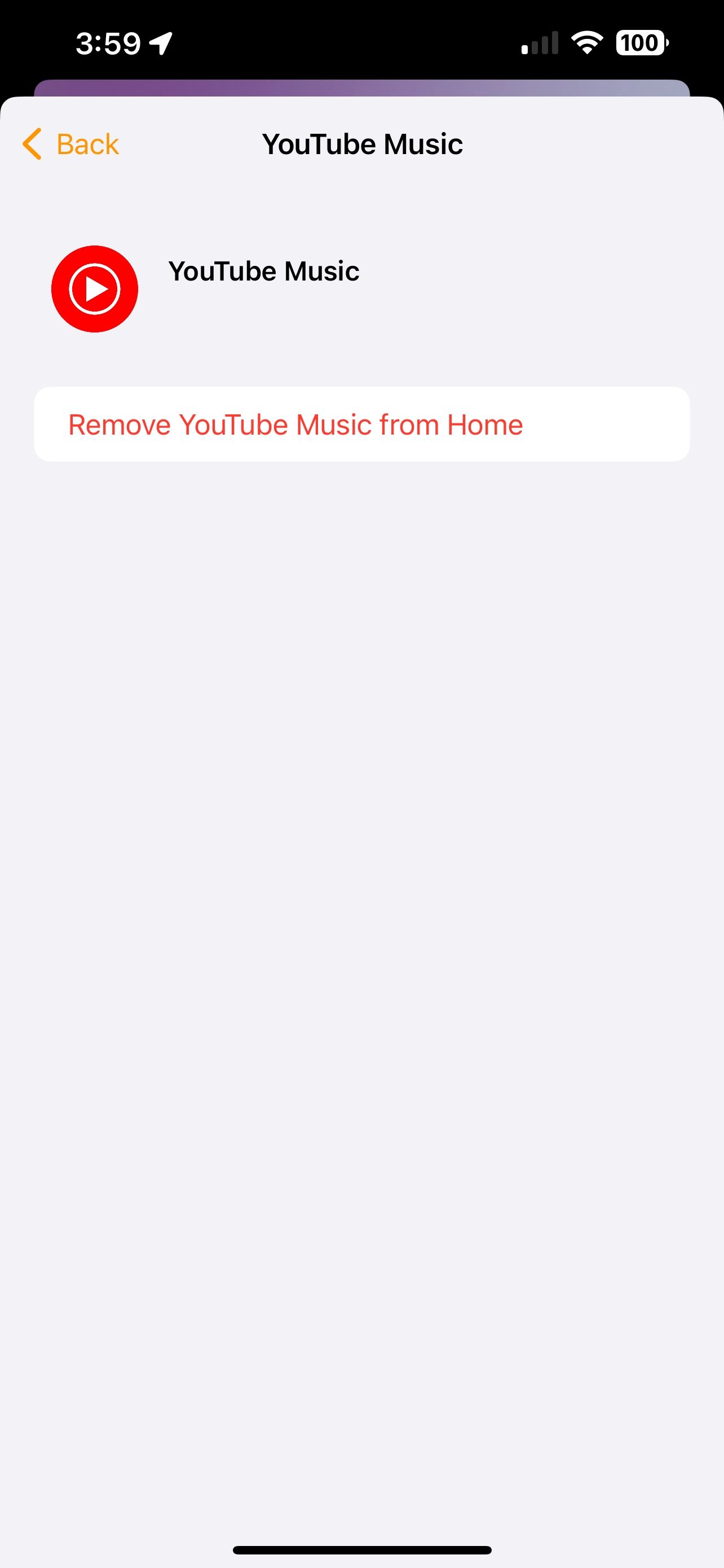 Home App iOS 17 Home Settings YouTube Music