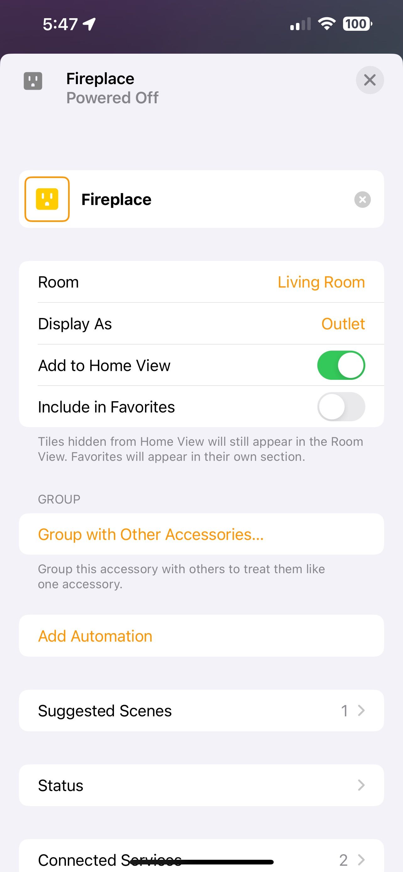 تنظیمات پلاگین هوشمند iOS 17 App Home