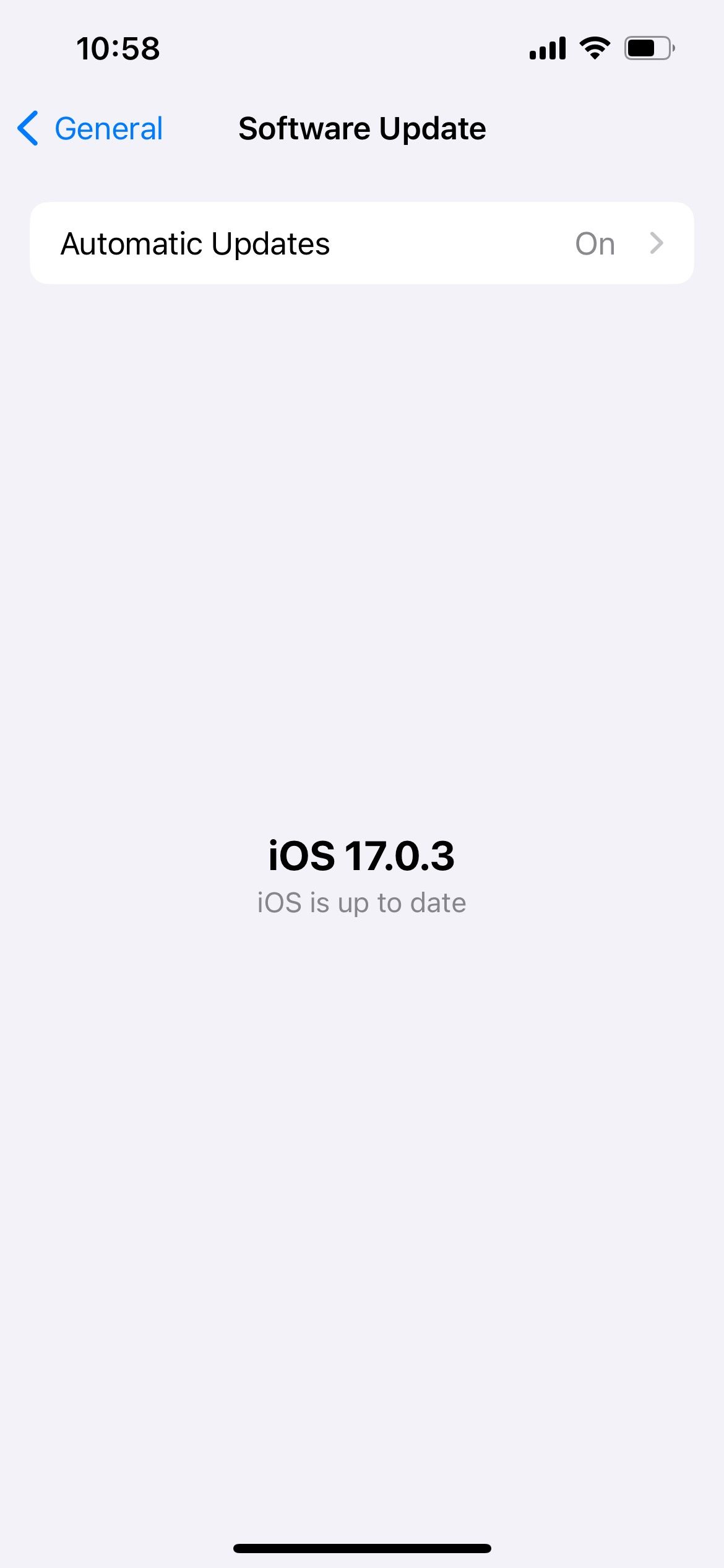 iphone ios up to date