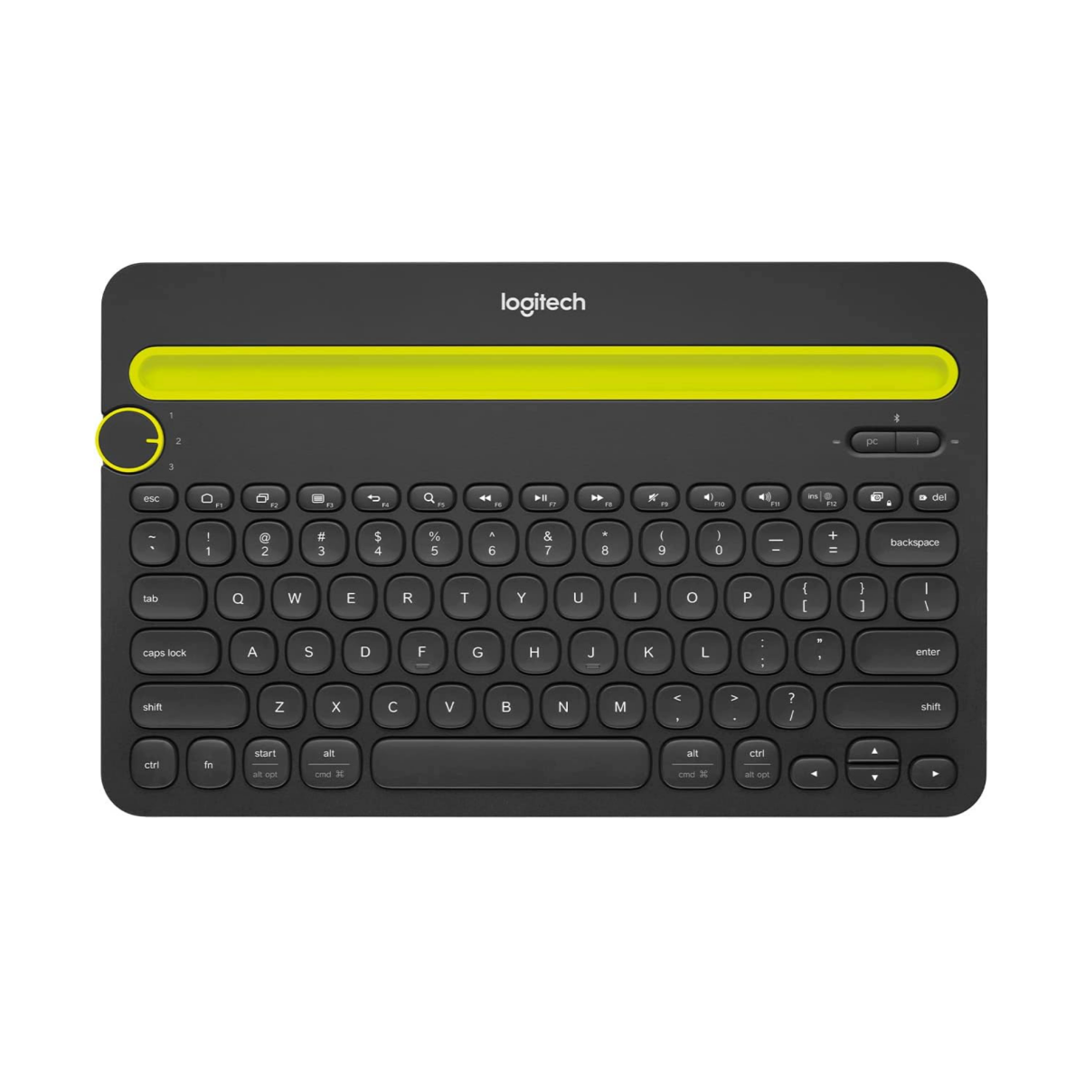 A Logitech K480 Wireless Multi-Device Keyboard